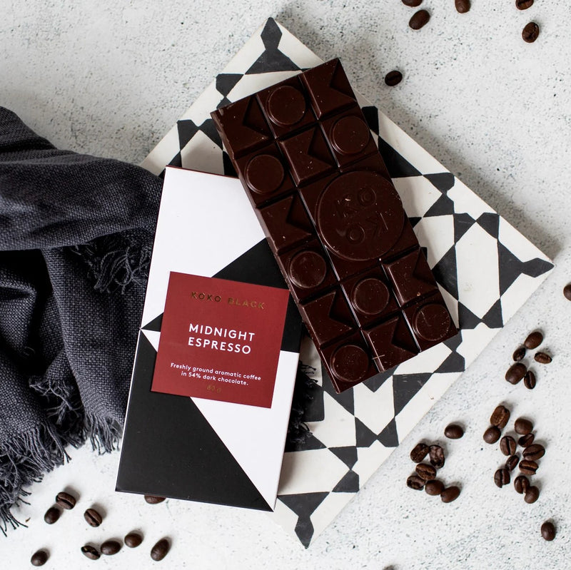 Midnight Espresso| 80g Dark Chocolate Block