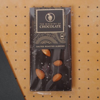 Roasted Salted Almond Chococlate bar 100g