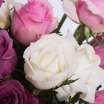 Dancing Pink & White Roses