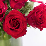 Dancing Red Roses Vase