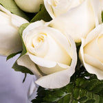 bloom'd White Rose Vase